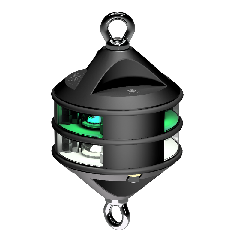 3nm 360° White/Green, hoist, black anodized 3nm 360° White/Green, hoist, black anodized